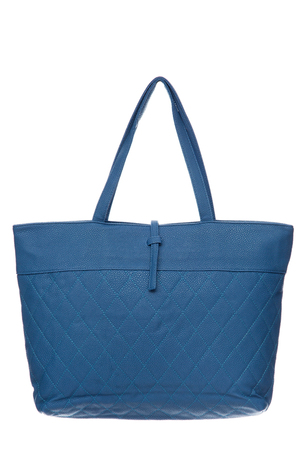 Large Quilted Texture Tote Bag