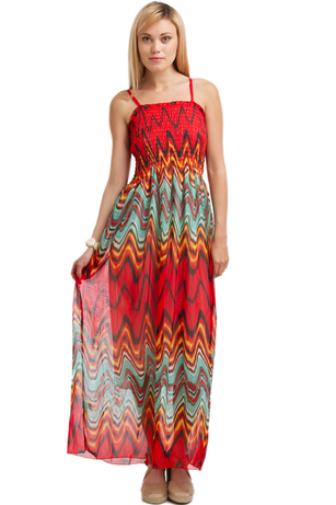 Aztec Inspired Maxi Dress