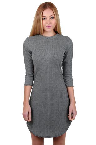 Grey T-Shirt Style Dress